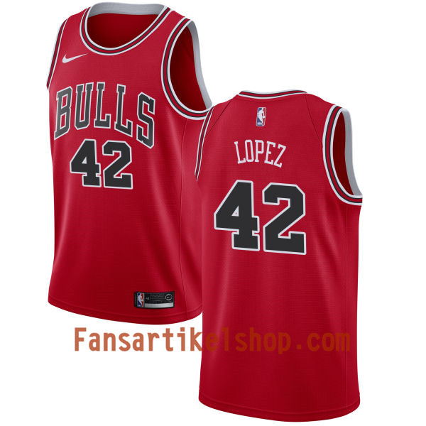 NBA Chicago Bulls Trikot Robin Lopez 42 Nike 2017-18 Rot Swingman - Herren NBA Chicago Bulls Trikot Robin Lopez 42 Nike 2017-18 Rot Swingman - Herren